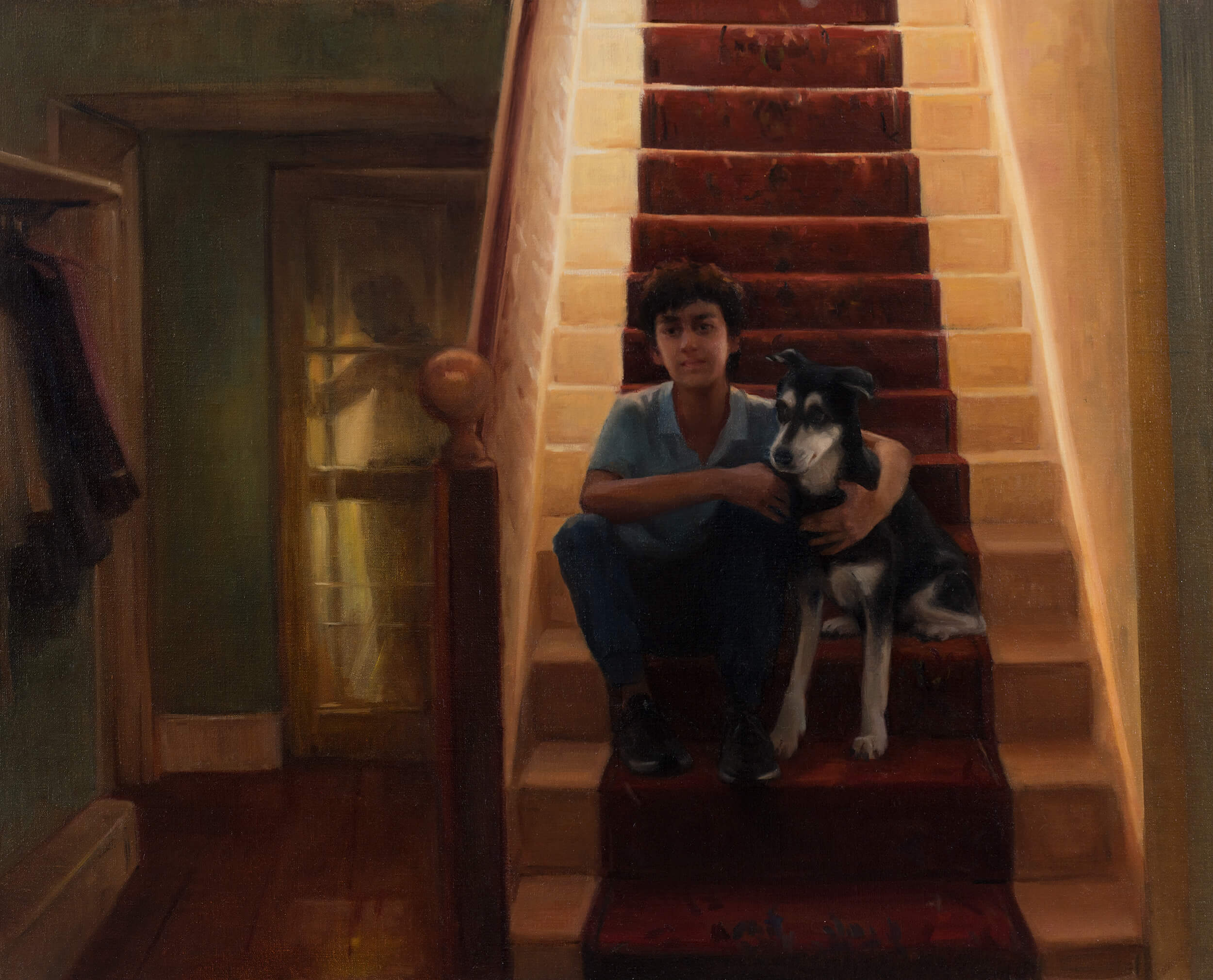 At the Staircase
