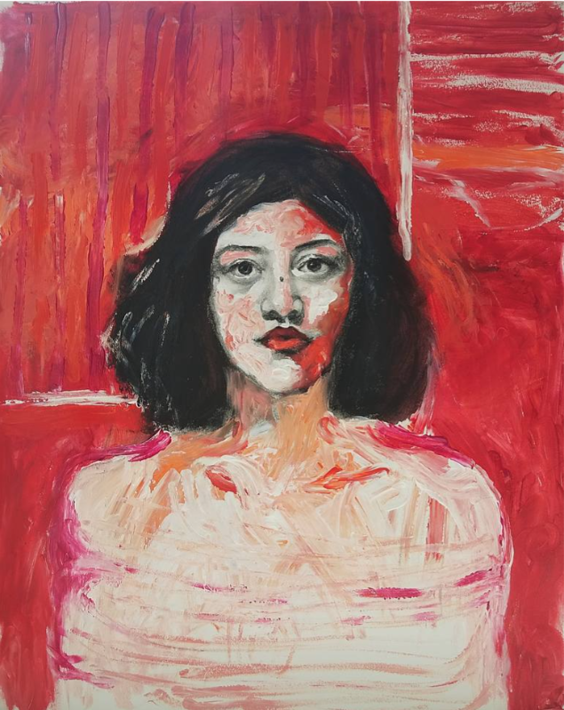 Self Portrait in Red